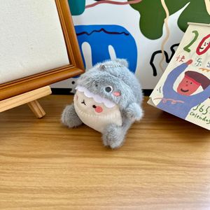 Sceau transfrontalier <span class=keywords><strong>requin</strong></span> en peluche petite <span class=keywords><strong>baleine</strong></span> porte-clés pendentif Animal marin sac poupée coton matériel en gros - Product Image 5