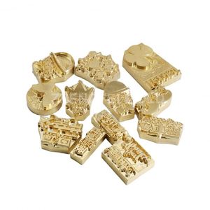 แม่พิมพ์ทองเหลืองลายดอกไม้แบบกำหนดเองสำหรับเครื่องปั๊มฟอยล์ร้อน - Product Image 4