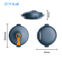 Nouveau Traceur GPS Intelligent Mini 4G Étanche pour Animaux de Compagnie Chiens/Chats, Localisateur Intelligent GSM WIFI GPRS BEIDOU avec Application PC/iOS 1 An