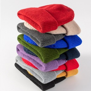 Bonnet en tricot 100% coton à revers court, personnalisable avec patch et logo, style Docker, Trawler, Fisherman, Beanie, pour hommes et femmes, usage professionnel et plage, vente en gros - Product Image 2