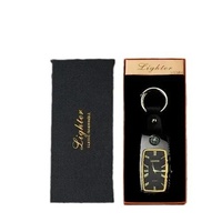 Montre en métal avec allume-cigare USB, lampe torche, boussole, montre électronique, porte-clés, coupe-vent, rechargeable, design moderne