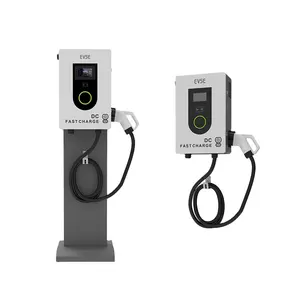 Automobil 3-Phasen-DC-schnelle APP RFID-Ethernet WIFI 4G OCPP CCS2 CHAdeMO 5M Kabel 40kW ev Ladestation