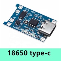Módulo de placa de carga de batería de litio TP4056 1A, protección de carga de interfaz USB dos en uno