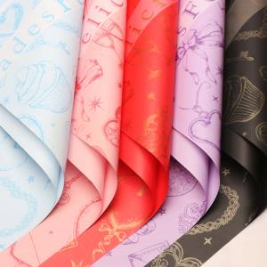 Papel de Regalo Evergreen con Diseño de Oso Español, Impermeable, con Marco, Papel Floral Coreano para Ramos, Accesorios para Floristas, Paquetes de Proveedor - Product Image 5