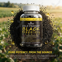 Compléments alimentaires de marque privée OEM Soutien immunitaire Articulations Digestion Cheveux et peau Gommes à l'huile de graines noires