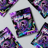 Sachets refermables à fermeture éclair personnalisés avec impression en héliogravure, anti-odeur, 3,5 g, 7 g, sachets en mylar de qualité alimentaire