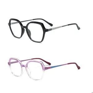 Women Tr90 With Metal Factory Cat Eye Progressive Reading Glasses Cat Eye Blue Light Blocking Glasses For Women