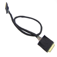 Câble LVDS électronique personnalisé en cuivre étamé, connecteurs PVC/PTFE 20-40 broches, EDP 4 voies coaxial Micro MiPi DSI pour écran tactile LCD