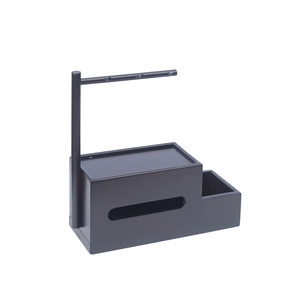 Caja de pañuelos de bambú con asa, forma rectangular, para sala de té, caja de almacenamiento estilo Zen chino retro, pañuelos extraíbles - Product Image 5