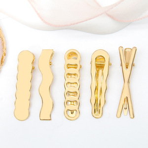 Pinzas para el pelo de metal chapado en oro con diseño de estrella, para uso diario, pinza de fijación, verano 2023, origen Yiwu - Product Image 4