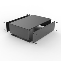 Boîtier en aluminium anodisé Boîtier d'instrument électronique Boîtier PCB