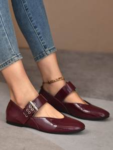 Nouvelles Chaussures de Ballet d'Été Mary Jane pour Femme, Sandales Plates Léopard 2026 - Product Image 2