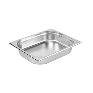 Casserole GN en acier inoxydable taille 1/1, récipient alimentaire de cuisine commerciale, durable et facile à nettoyer - Product Image 1