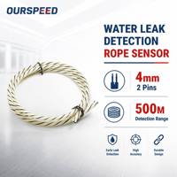 Détecteur de fuite d'eau intelligent Speed SPD-WL-07 pour maison connectée, câble de 4 mm de diamètre, alarme sonore, portée de détection de 500 m, fluoropolymère