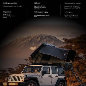 Tente de toit automobile toutes saisons, installation facile, espace de couchage élargi pour les voyages en famille - Product Image 4