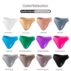 Slip a perizoma senza cuciture da donna taglie forti per fitness <span class=keywords><strong>e</strong></span> sport: in cotone, stile <span class=keywords><strong>sexy</strong></span> <span class=keywords><strong>e</strong></span> <span class=keywords><strong>sensuale</strong></span>, a vita bassa - Product Image 2