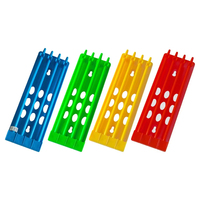 Support de bagues pour pigeons, porte-bagues pour pattes d'oiseaux, en plastique multicolore, capacité de 60 bagues, organisateur, fournitures d'entraînement