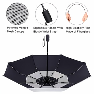 Light Weight Large Two Layer Sombrillas Portable Pocket <b>Umbrella</b> Auto Open Folding Foldable Car <b>Umbrella</b> - Product Image 3
