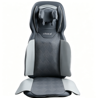 Coussin de massage Shiatsu circulaire pour tissus profonds avec chaleur pour le cou, les épaules et le corps - Largeur réglable