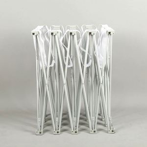 Étagère d'exposition en aluminium à cadre pop-up avec tissu élastique détachable 230x230cm, style moderne pour une utilisation en intérieur et en extérieur - Product Image 5