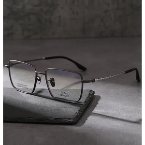 Kích thước lớn vuông titan sang trọng Trung Quốc nhà sản xuất Giá Kính kính khung quang học - Product Image 3