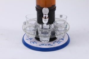 Torre de Cerveza con Dispensador de Bebidas de Tres Grifos, <span class=keywords><strong>Luz</strong></span> LED y Tubo de Hielo - Product Image 5