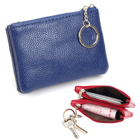 Dompet Mini Wanita Harga Grosir, Dompet Kulit Kecil, Dompet Pendek, Dompet Kartu Dua Lapis dengan Resleting untuk Wanita