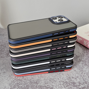 Nouveau design étui transparent pour iPhone Samsung <span class=keywords><strong>Xiaomi</strong></span> Redmi Poco TPU acrylique transparent vente en gros couverture de téléphone antichoc de haute qualité - Product Image 3