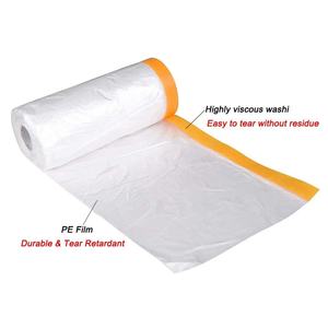 Nastro adesivo e tessuto per mascheratura Pre-attaccatura pellicola adesivo vernice rotoli di <span class=keywords><strong>carta</strong></span> protettiva utilizzati per coprire le automobili mobili - Product Image 2