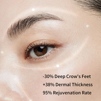 Crème Contour des Yeux au Rétinol Anti-rides Raffermissante Faible Irritation Bakuchiol Peptide Renouvelant Pot 15g OEM Marque Privée Tous Types de Peau