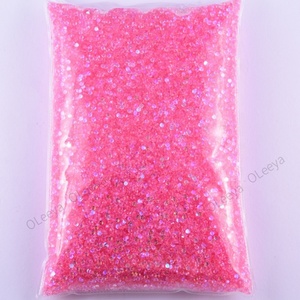 Échantillons Gratuits OLeeya – Strass en Résine à Dos Plat Non Thermocollants Effet Aurore Gelée pour Accessoires de Nail Art DIY (Vente en Gros) - Product Image 5