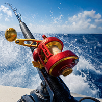 Moulinet de pêche en mer GL50 entièrement métallique, moulinet de traîne en aluminium CNC, frein de 30 kg pour la pêche en haute mer depuis bateau, vente en gros OEM, export