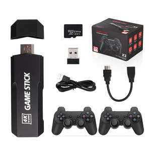 <span class=keywords><strong>Meilleure</strong></span> vente GD10 Game Stick X2 <span class=keywords><strong>Retro</strong></span> 4K <span class=keywords><strong>Console</strong></span> de jeu vidéo pour contrôleurs sans fil N64 2.4G HD 30000 Classic Games - Product Image 1