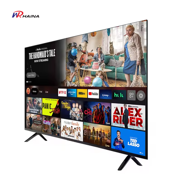 HAINA Oem Factory Tvs Price Wholesale 75 Inch Smart Tv 4k Tv Android 14 Inteligente De 75 Pulgadas Televisior