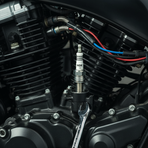 Kawasaki BN 125 Eliminator CR7EIX Iridium Spark <b>Plug</b> 1998+ Model TR Made in TR - Product Image 3