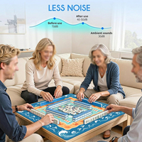 Tapis de Mahjong de plage en néoprène, 33 pouces, impression personnalisée, inodore, antidérapant, livraison directe d'usine DDP USA, luxe