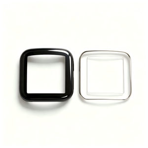 Verre saphir convexe simple avec bord intérieur étagé, revêtement antireflet, épaisseur personnalisée pour boîtier de montre - Product Image 1