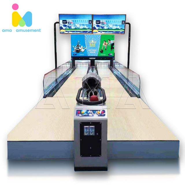 2023 ultime attrezzature sportive ricreative per adulti e bambini a doppia corsia a quattro corsie Mini macchine da Bowling Arcade in vendita