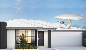 ANTOP 360 <span class=keywords><strong>Antenne</strong></span> TV numérique extérieure amplifiée omnidirectionnelle double 30 dB Gamme de fréquences <span class=keywords><strong>FM</strong></span>/VHF/UHF Certifiée FCC/CE Connecteur F mâle - Product Image 3