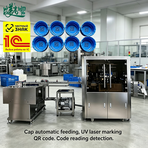 Máquina Automática de Marcado Láser UV para Tapas de Botellas con Estándar GS1 One Item One Code y ASL BELGISI para Línea de Llenado de Agua - Product Image 1