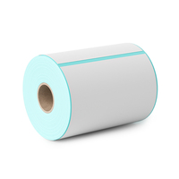 Papier thermique direct à revêtement supérieur économique pour étiquettes logistiques DT de livraison de nourriture et e-commerce 4x6