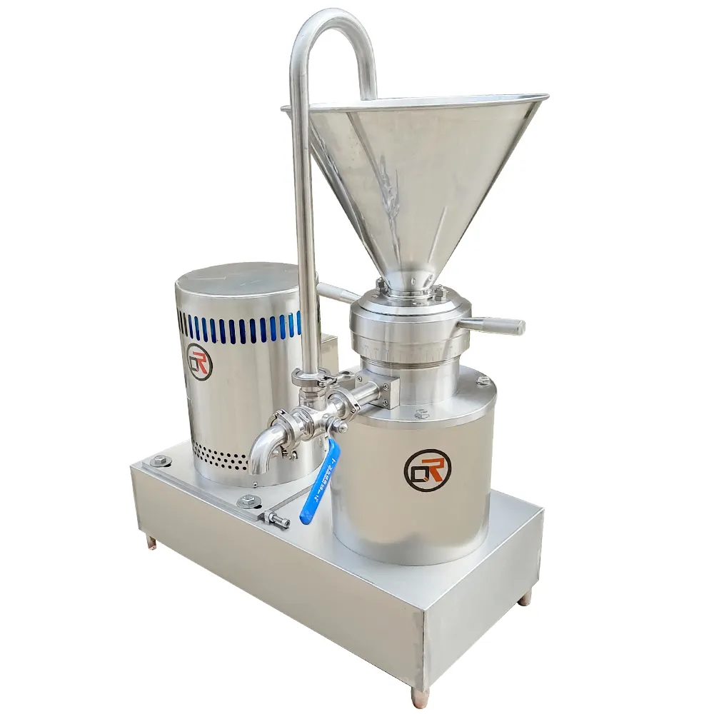 Pine Nut Paste Grinder Machine Automatic Peanut Butter Making Machine High Quality Food Grinder Nuts Processing Machines 55 QR