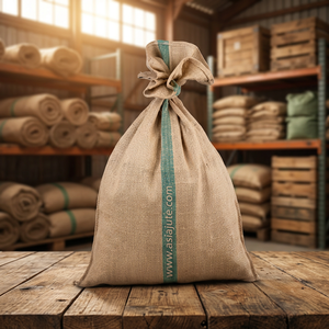 Sac en jute recyclable à prix avantageux, écologique, réutilisable, logo personnalisable pour l'agriculture et l'industrie, fabriqué au Bangladesh - Product Image 4