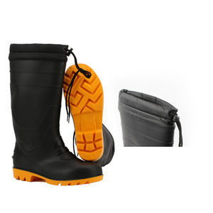Botas <span class=keywords><strong>de</strong></span> lluvia <span class=keywords><strong>de</strong></span> seguridad <span class=keywords><strong>de</strong></span> PVC Wellington antideslizantes unisex al por mayor económicas botas Gum S5 botas impermeables personalizadas para hombres - Product Image 1