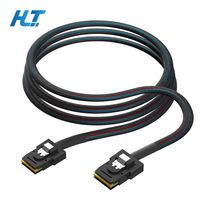 SFF-8087 vers SFF-8087 Mini SAS 180 °   Câble de serveur 36 broches, câble de données haute vitesse 6 Gbps pour connexion de serveur de stockage de carte RAID HBA