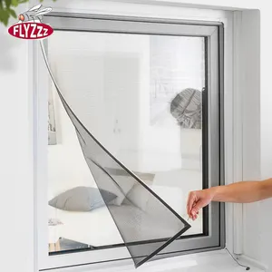 Custom Size Insect Window Screen Mesh Mosquito Net with self adhesive tape