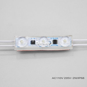 מודול לד איכותי ללא אובדן איכות AC 110V / 220V בעל עוצמה גבוהה 2W SMD 3030 3 נורות לד IP68 תאורת רקע למודול לד עבור שלטי אותיות - Product Image 1