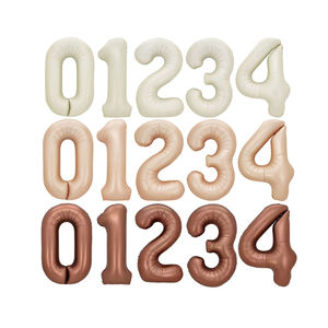 بالونات أرقام للبيع بالجملة 16 32 40 بوصة شعار مطبوع بالونات رقائق الألومنيوم الهيليوم ديكورات حفلات ديكور حدث عيد ميلاد غلوبوس - Product Image 4