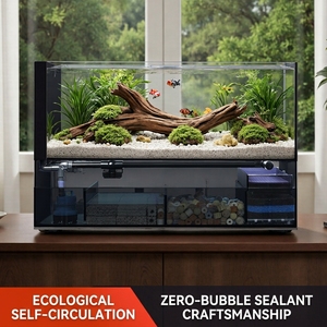 <span class=keywords><strong>Aquarium</strong></span> Rectangulaire Automatique Ultra-Clair et Ultra-Étroit en Verre, Silencieux, pour Salon Intérieur - Vente en Gros Usine - Product Image 3