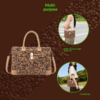 Sac pour ordinateur portable JUZZEDO en grains de café recyclés, écologique, biodégradable, sac à bandoulière, sac à main, sac d'affaires, sac pour ordinateur portable portable